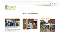 Desktop Screenshot of decatursculpturetour.com